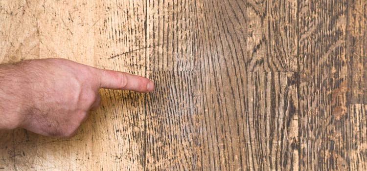 Wood Door Scratch Repair in Carpinteria